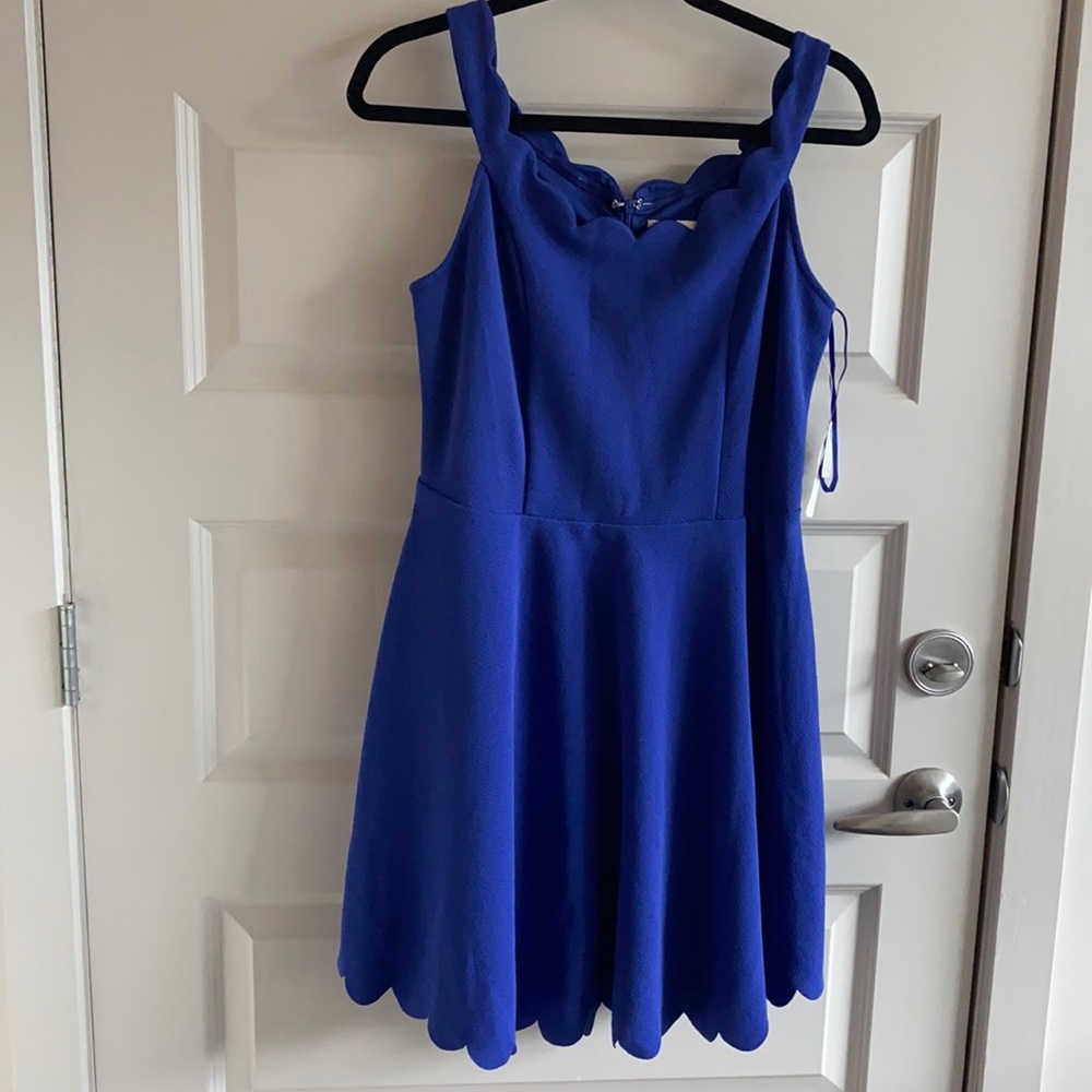 Blue dress